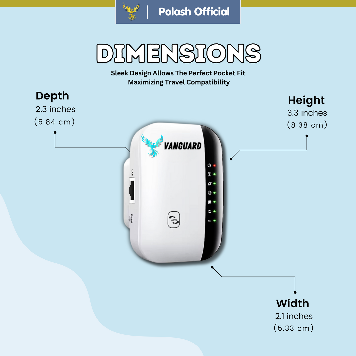Polash™ Vanguard Wifi Booster 3.0